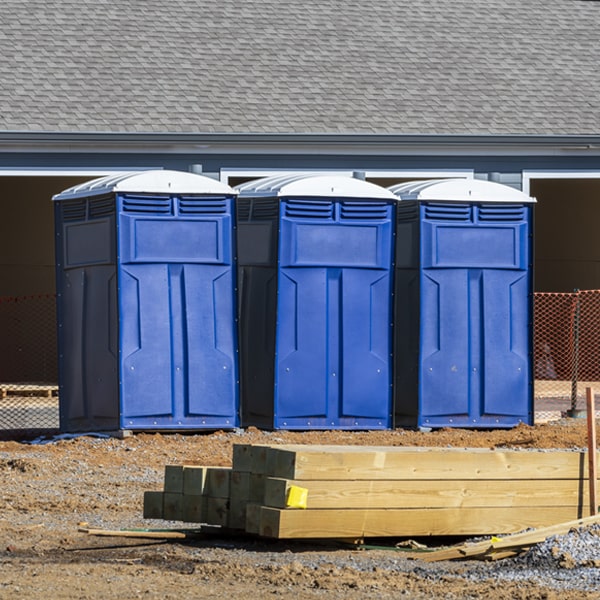 how can i report damages or issues with the porta potties during my rental period in Mayer Arizona